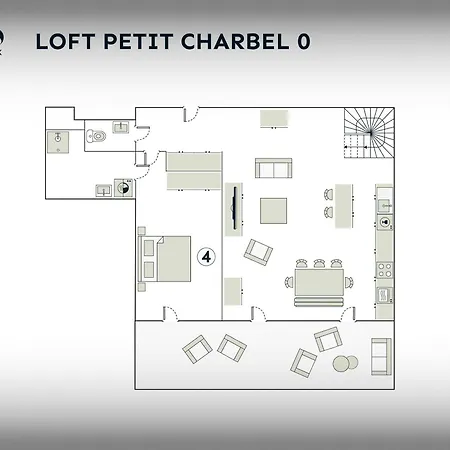아파트 Loft Petit Charbel - Ovo Network *